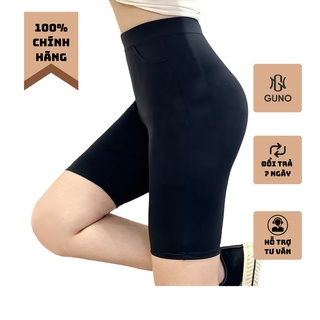 Quần ngố đùi biker trơn tập gym yoga chạy co giãn thoải mái - HQNU50