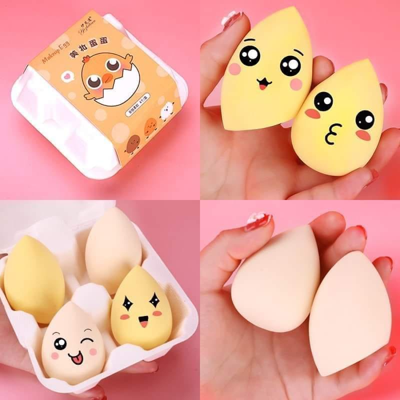 Set 4 mút trứng siêu mềm mịn
