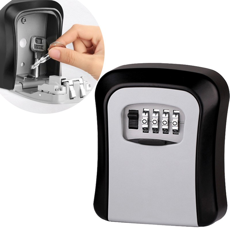 Hộp đựng chìa khóa an toàn - Lock box NF01, sử dụng khóa số để mở và có thể thay đổi mã số