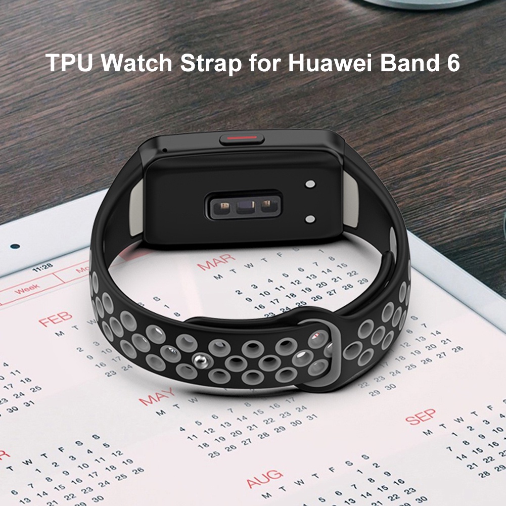 Dây Đeo Thể Thao Thoáng Khí Thay Thế Cho Đồng Hồ Thông Minh huawei band 6 honor band 6