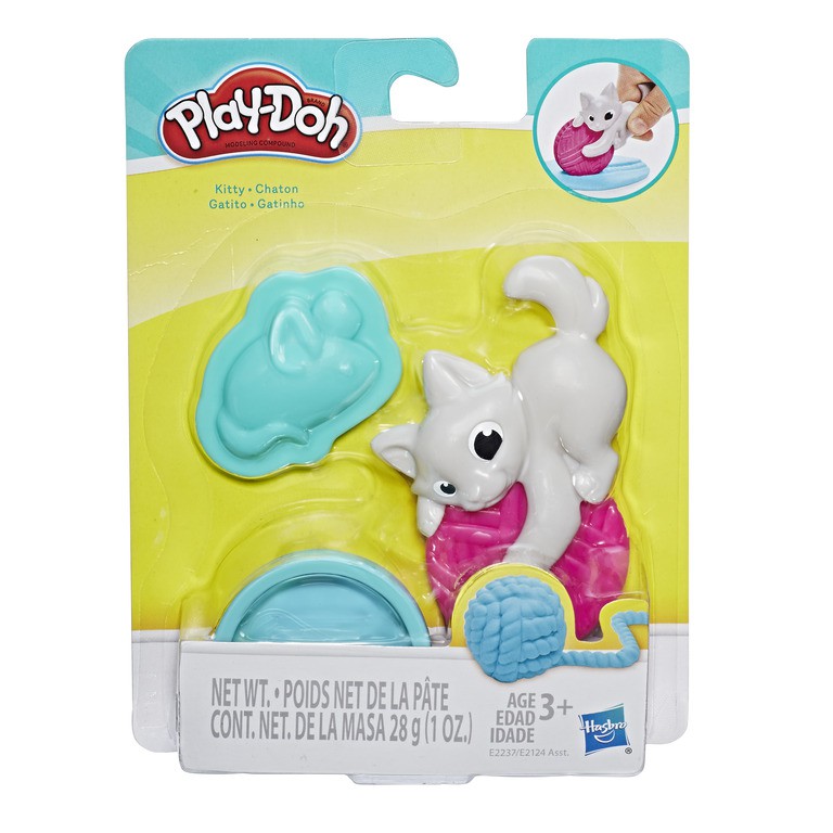 Đồ Chơi PLAYDOH Combo Bộ Khuôn Thú Cưng Đáng Yêu Và Bột Nặn 6 Màu Lấp Lánh CBE2124-A5417