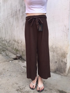 Quần dập ly ống rộng