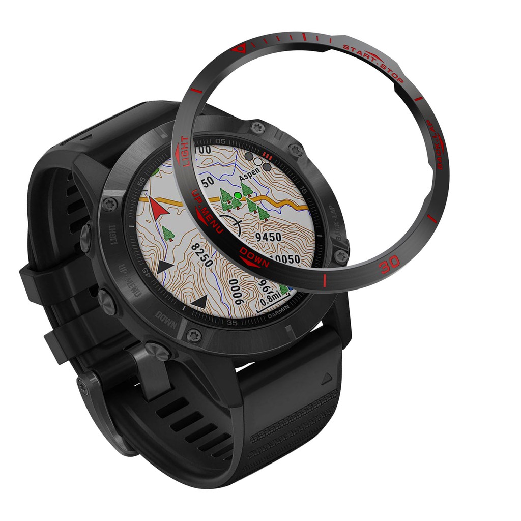 Vòng Gắn Viền Bằng Thép Không Gỉ Dành Cho Đồng Hồ Garmin Fenix 6/fenix6 Pro/Fenix 6