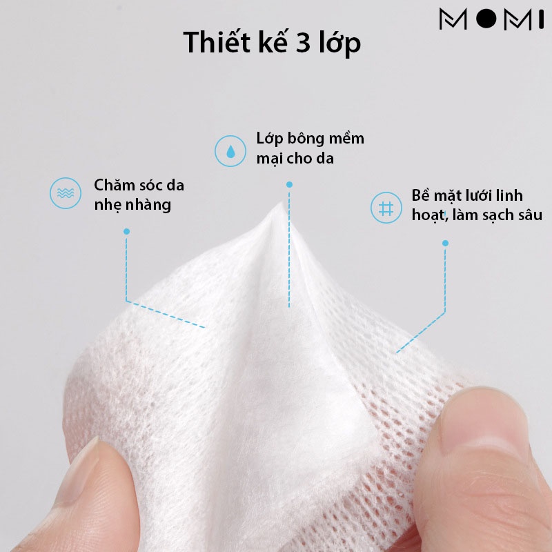 Bông tẩy trang Maycreate 150 miếng Soft Close Skin Mẫu Mới BMS2