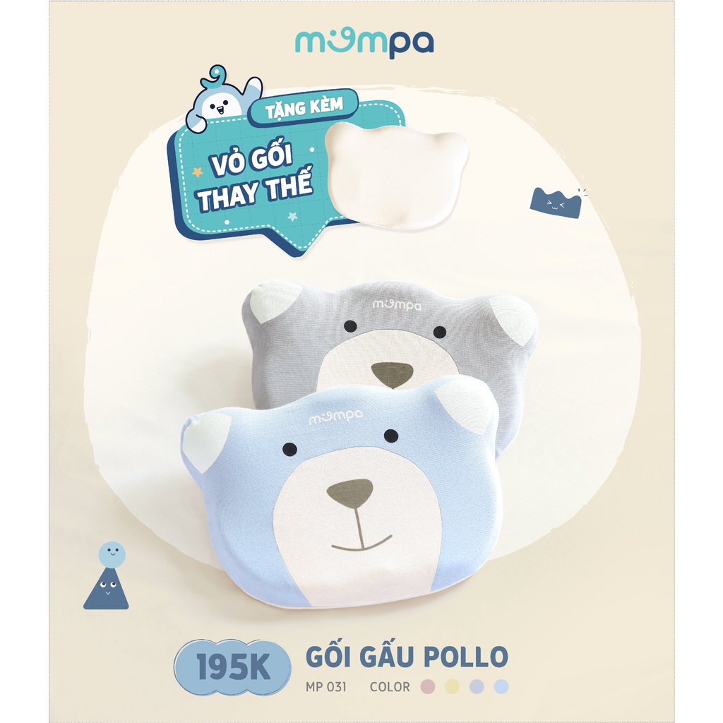 Gối gấu Pollo Mompa