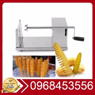 Máy Cắt Khoai Tây Lốc Xoáy Inox