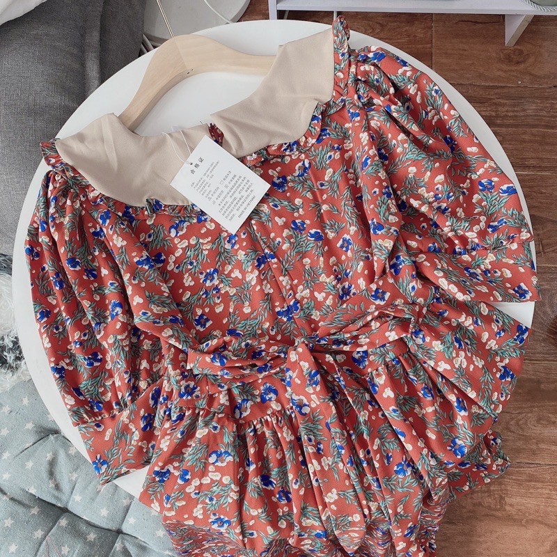 [Mã WASTMAY giảm 15% tối đa 30K đơn 150K] BÁN SỈ VÁY HOA NHÍ PHỐI CỔ BẺ BÈO 3 MÀU CHO NỮ | BigBuy360 - bigbuy360.vn