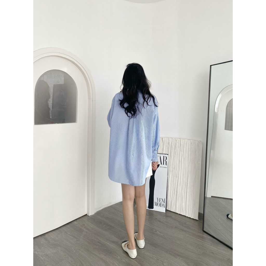YU CHERRY | Áo Stripes cotton shirt YA402