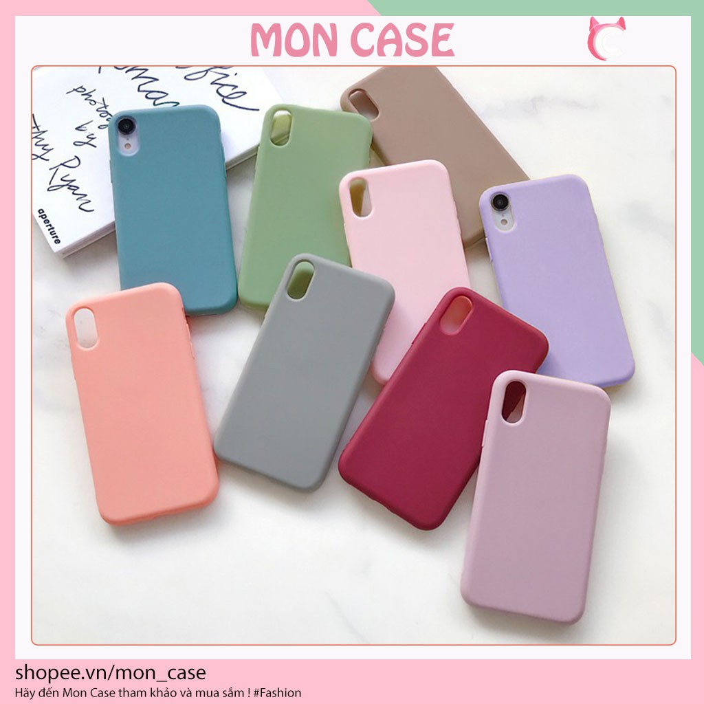 ốp lưng iphone - case iphone trơn dẻo 7 màu 5/5s/6/6plus/6s/6splus/7/7plus/8/8plus/x/xs/11/12/pro/max/plus/promax /Mon | BigBuy360 - bigbuy360.vn