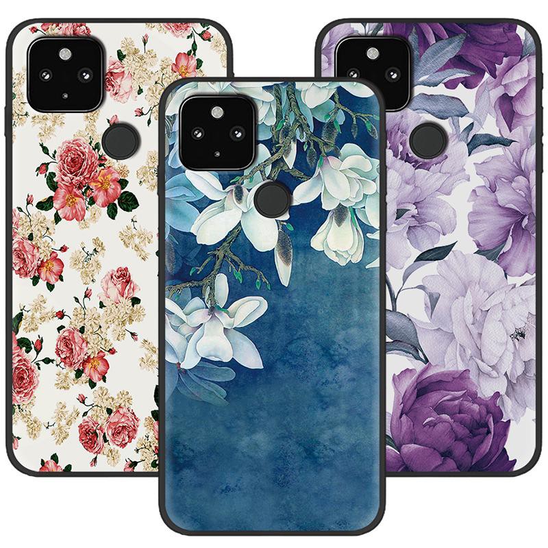 Ốp điện thoại silicon mềm chống thấm nước họa tiết hoạt hình cho Google Pixel 4A 5G