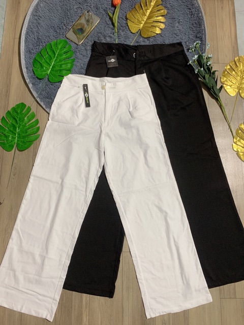 QUẦN ỐNG RỘNG HÌNH THẬT CẠP CAO / ỐNG SUÔNG / QUẦN TÂY | BigBuy360 - bigbuy360.vn