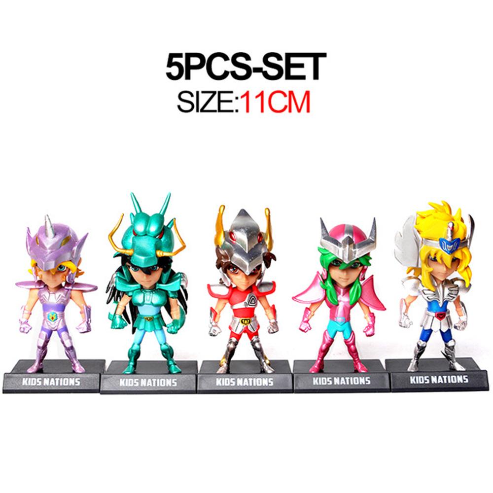 DARNELL Set 5 Mô Hình Nhân Vật Hoạt Hình Saint Seiya