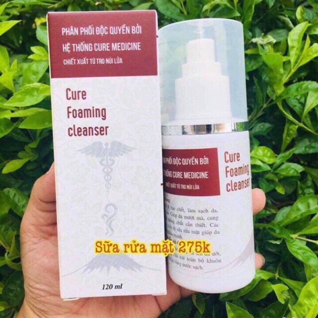 Sữa rửa mặt cure medicine