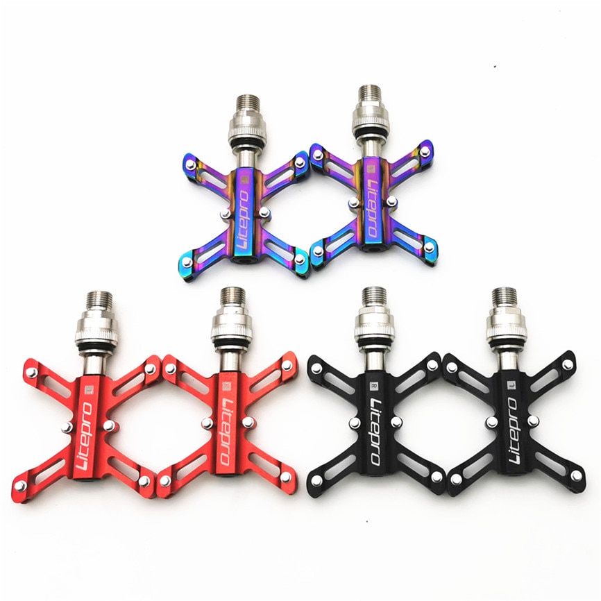 Pê Đan Xe Đạp Bằng Hợp Kim Nhôm Siêu Nhẹ Tháo Gỡ Nhanh Tiện Dụng Cho Brompton