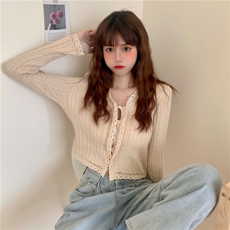 Áo Nữ Tay Dài Cổ Chữ V Thời Trang Quyến Rũ | BigBuy360 - bigbuy360.vn