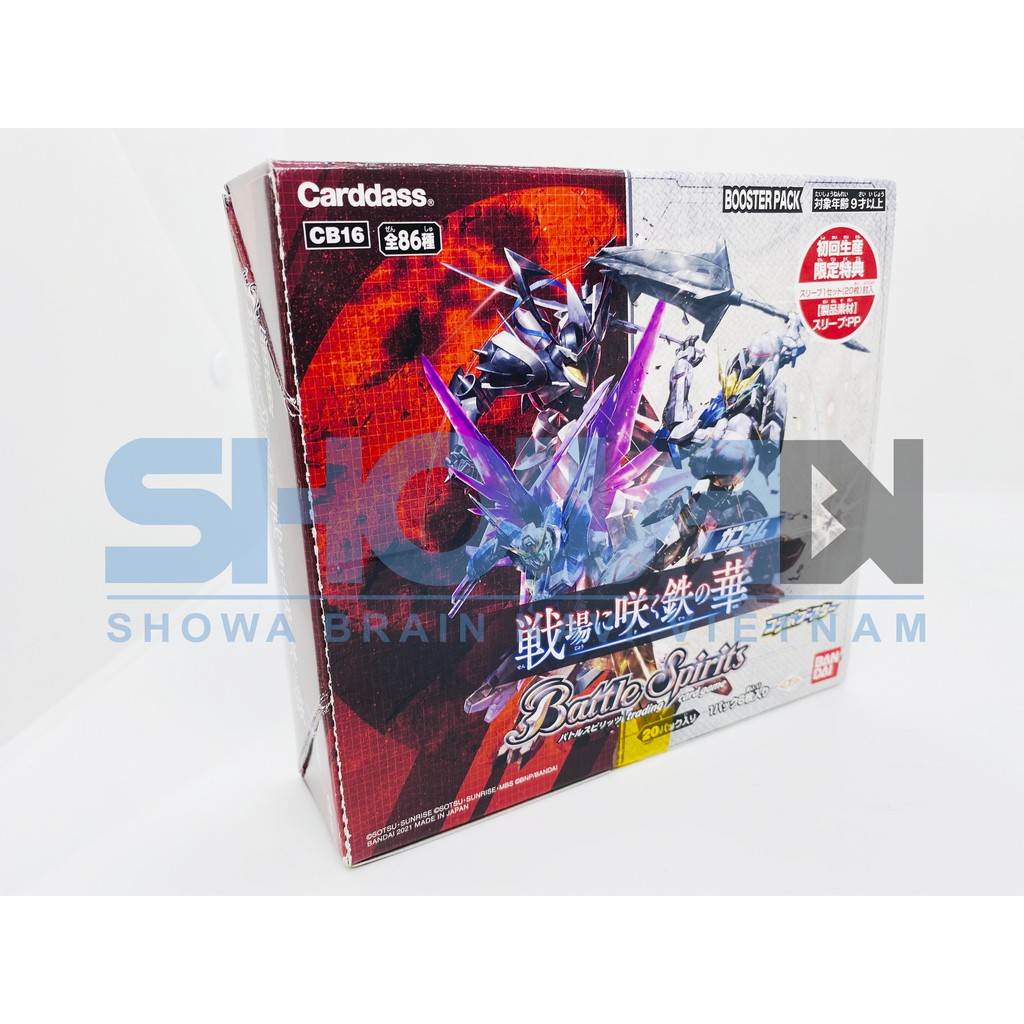 Bộ cờ chiến thuật Battle Spirits - Gói mở rộng CB16 - Phiên bản KẾT HỢP GUNDAM - 1 gói/6 quân