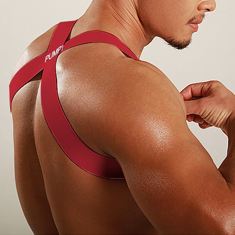 Dây tập thể thao đeo vai đần hồi màu trơn bằng nylon cho nam giới