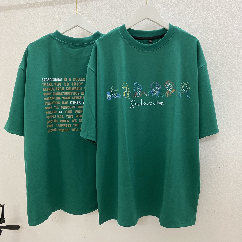 Áo Thun Tay Lỡ Sadboiz Sadboizvibes, Áo phông unisex Form rộng oversize, chất liệu Cotton - KKIM Shop
