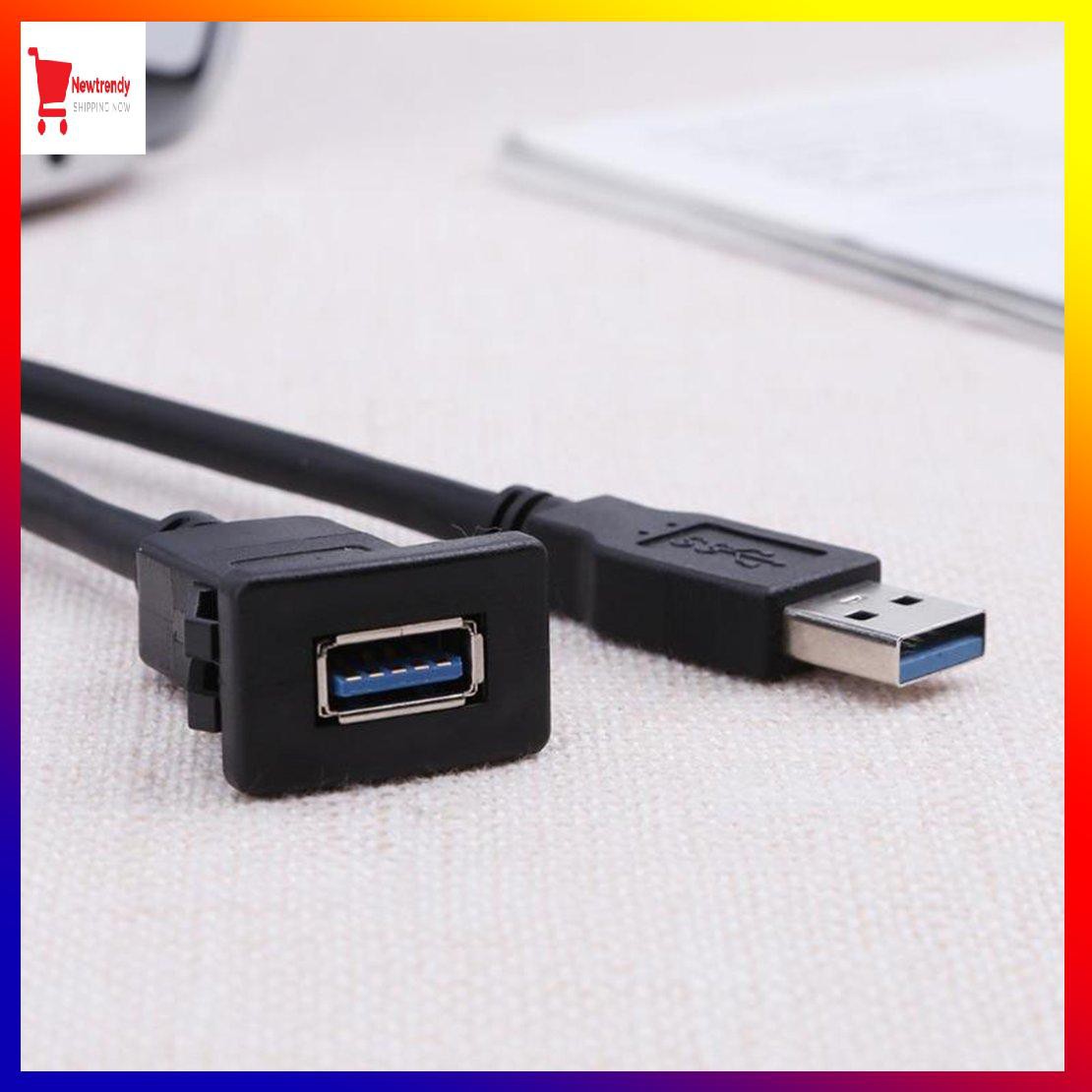 Dây cáp chuyển đổi cổng USB A sang USB A 1m/ ft chuyên dụng cho xe hơi [311]