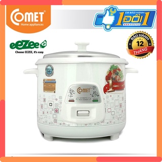 Nồi Cơm Điện Nắp Rời 1,2L Comet CM8009 - Hàng Chính Hãng - Bảo Hành 12 Tháng