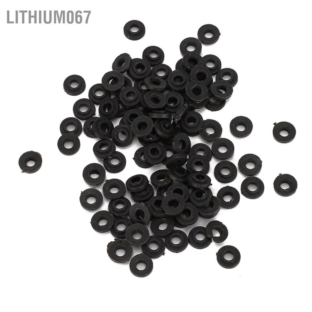 Set 100 vòng đệm bằng nhựa thay thế máy xăm cách nhiệt tiện dụng