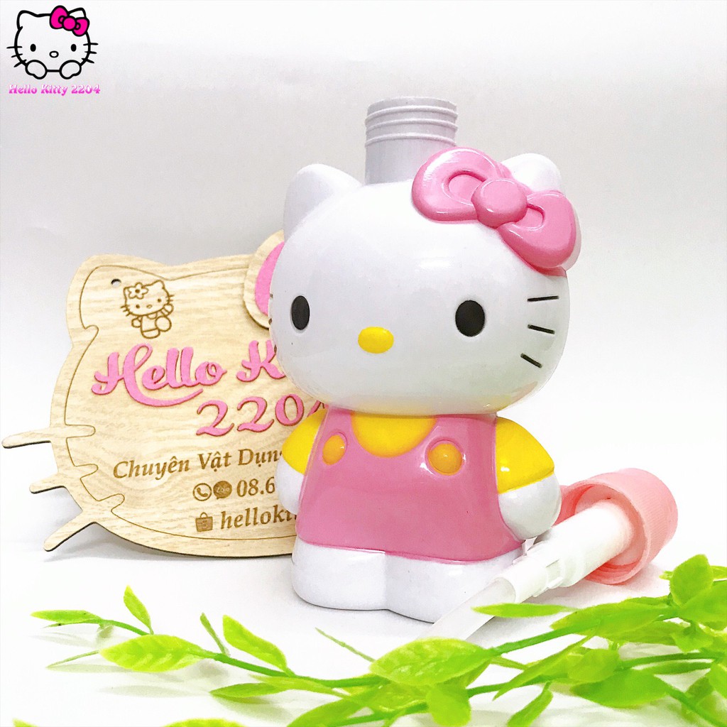 🌸🌸Bình chiết dầu gội, sữa tắm Hello Kitty dễ thương 500ml ☘☘