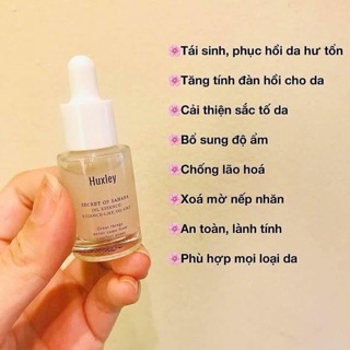 [CÓ TÁCH LẼ + AUTH] SET 4 SERUM MINI HUXLEY (4 x 5ml)