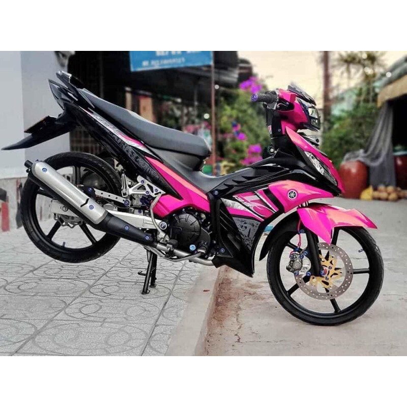 Cặp Mâm RCB 5 cây gắn Exciter 135 , size 1.4 1.6 , 2 đĩa chính hãng