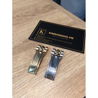 Ảnh thật 100% từ Kimdongho - Khoá đồng hồ Rolex 5 mắt inox xịn 100%