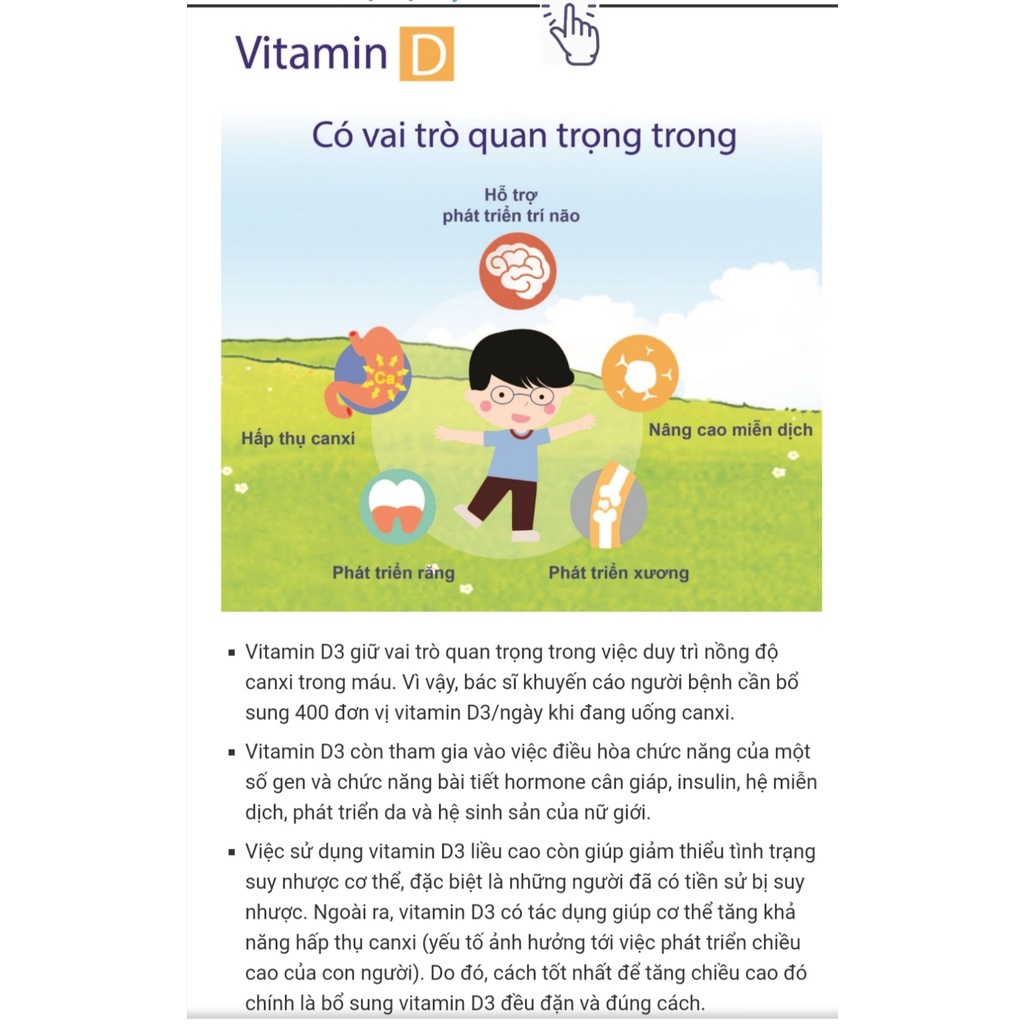 (BILL US) Viên Uống Bổ Sung Vitamin D3 2000IU Puritain'sPride 100 viên.