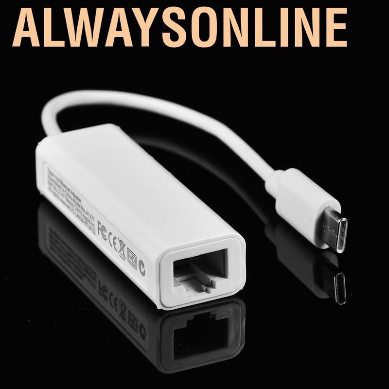 Bộ Chuyển Đổi Usb 3.1 Type-C Sang Rj45 100mbps Ethernet Lan Cho Macbook Usb-C Laptop