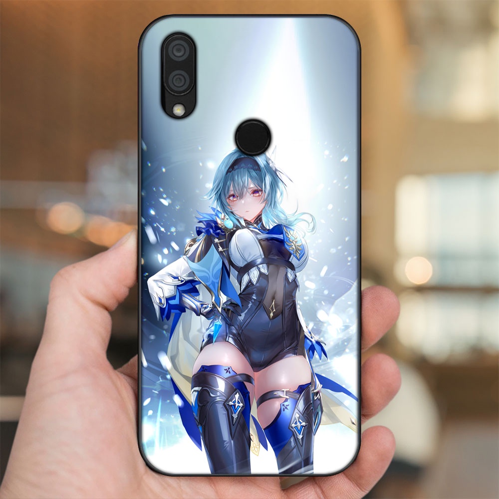 Ốp lưng Xiaomi Redmi 7 viền đen in hình Eula Genshin Impact