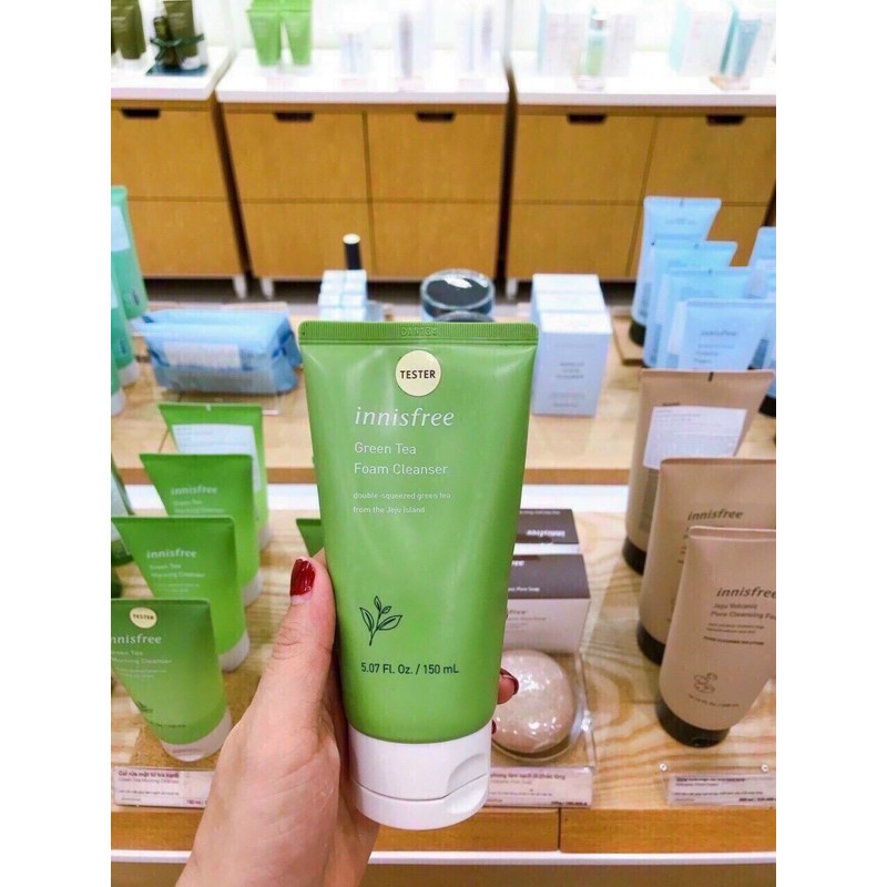 Sữa rửa mặt Innisfree Green Tea là sữa rửa mặt thuộc hãng Innisfree Hàn Quốc🍃