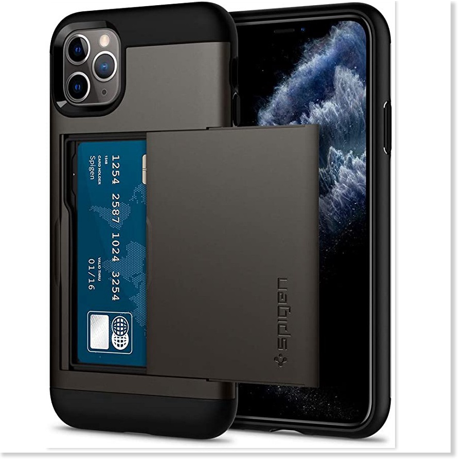 Ốp Spigen iPhone 11/11 Pro/11 Pro Max Spigen Slim Armor CS Hàng Chính Hãng
