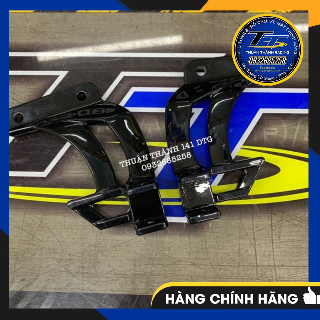 Gác chân sau Yaz nhôm màu đen - Yaz125