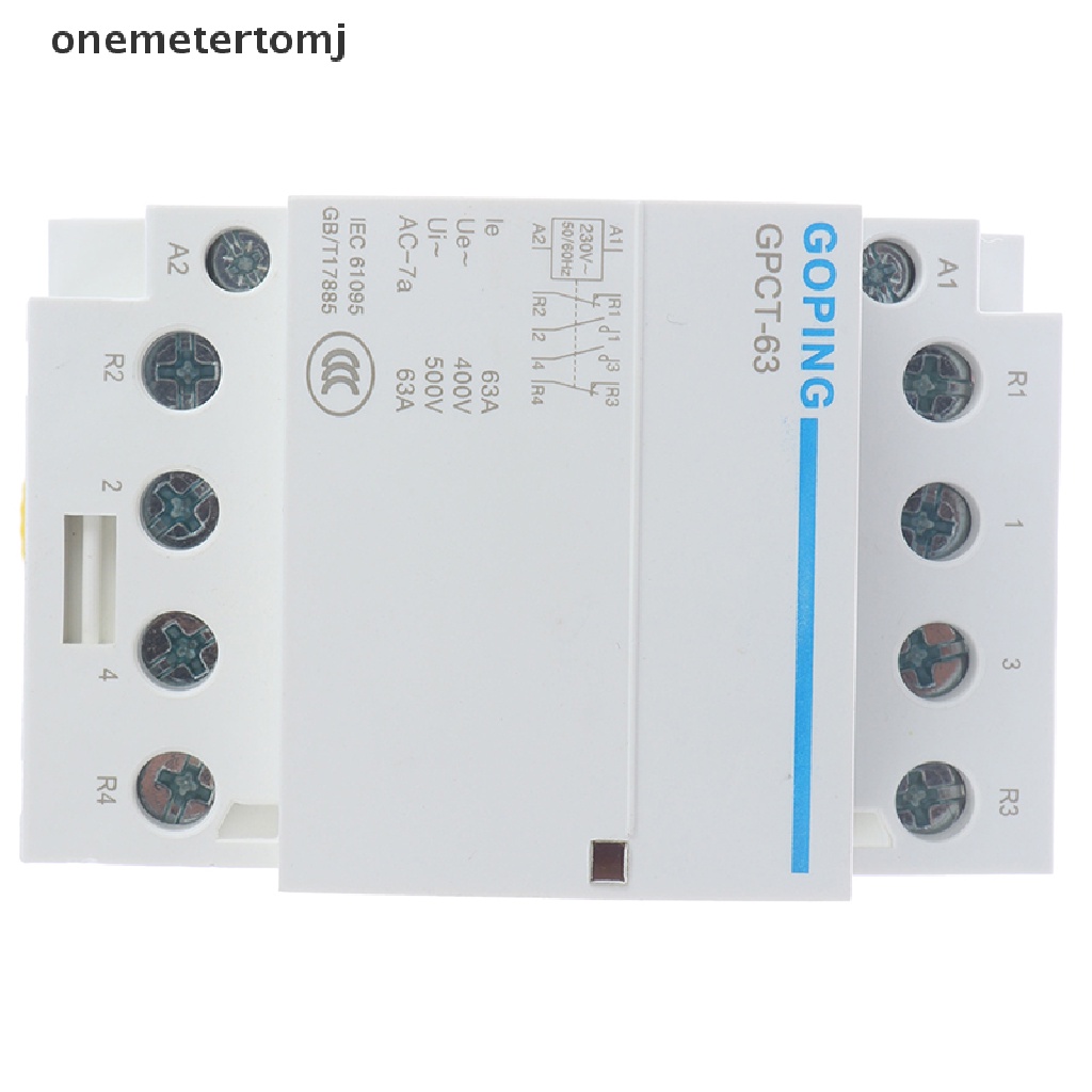 Công tắc điều khiển điện 4 chân 63A 2NC 2NO 220V 400V ~ 50 / 60HZ Din dành cho thiết bị điều chỉnh AC