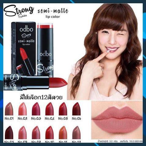 FREESHIP- Son Odbo Semi Matte Lip Color Strong Series (OD541)