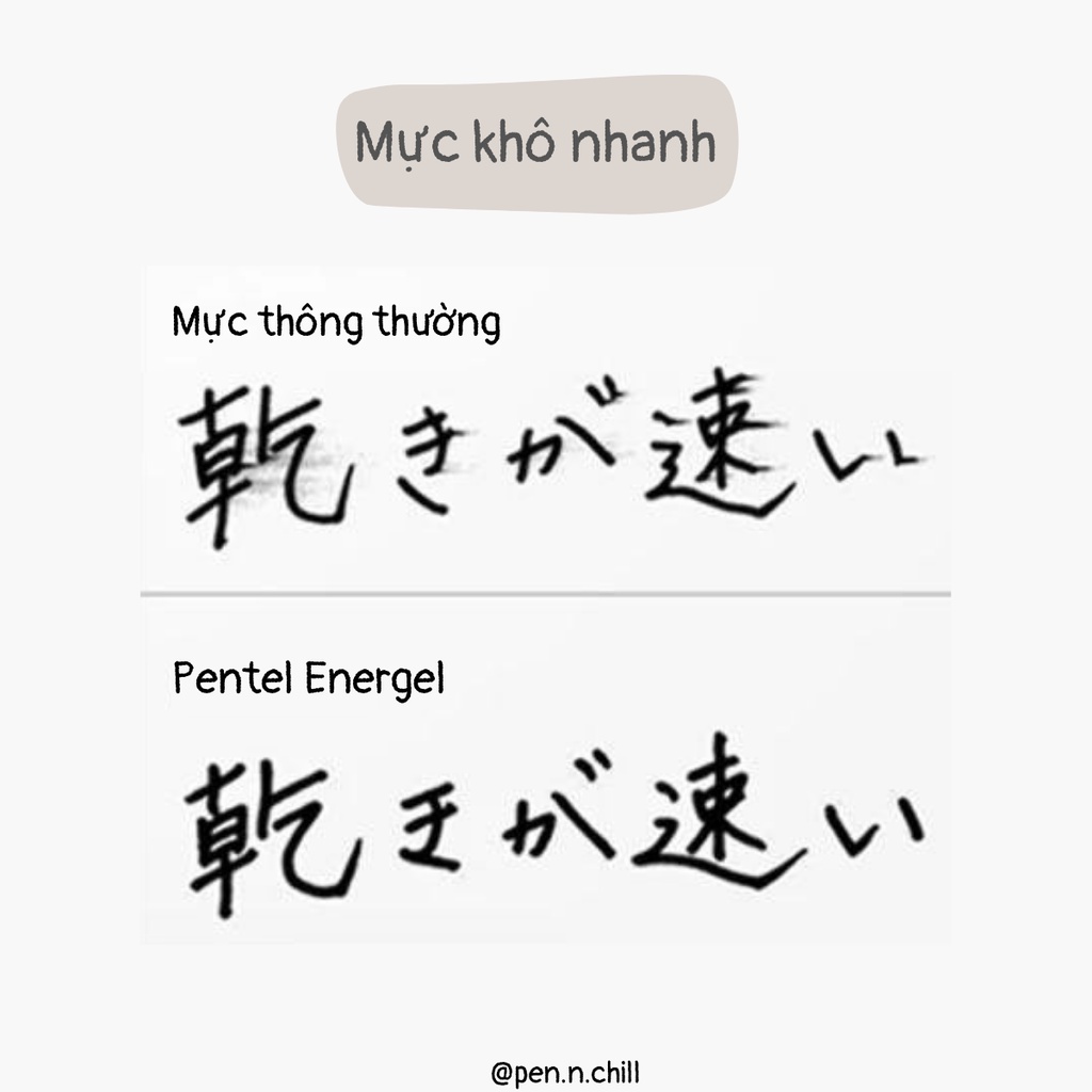 Ruột Bút Gel Pentel Energel - Cỡ ngòi 0.5mm - Needle Tip