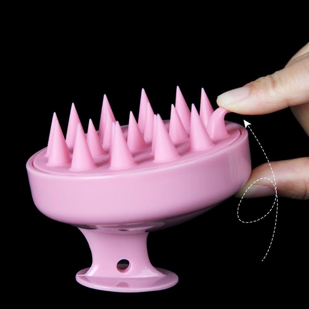 Bàn Chải Silicone Massage Da Đầu Khi Tắm Chăm Sóc Sức Khỏe Cho Nam