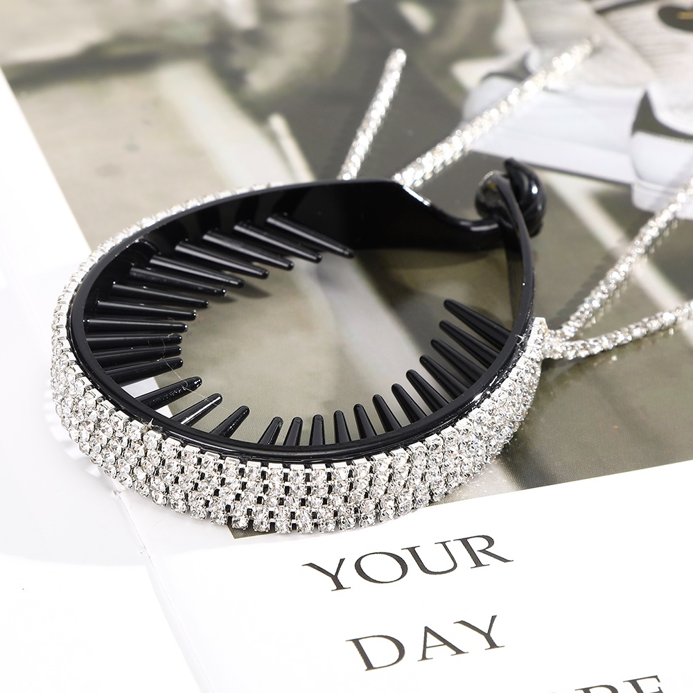 Kẹp búi tóc Haimeikang đính đá lấp lánh thời trang