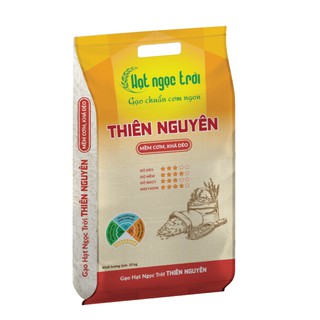 Gạo Thiên Nguyên Hạt Ngọc Trời 10Kg - Cơm dẻo mềm, thơm nhẹ