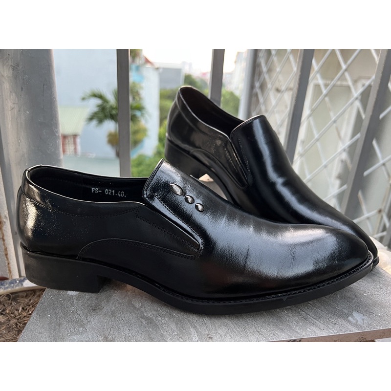Giày công sở nam da bò Italy GLSP172 bảo hành 24 tháng