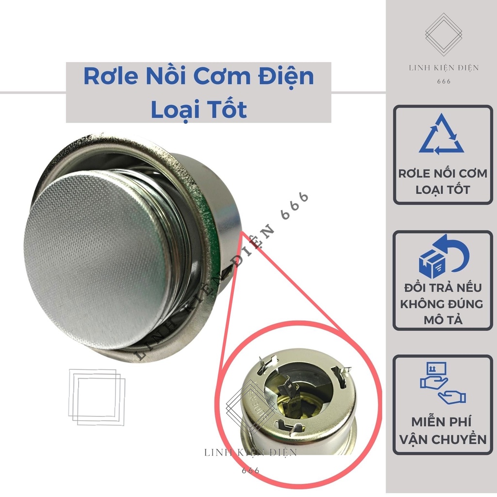 Rơ Le Nhiệt Nồi Cơm Điện Cảm Biến Nhiệt Độ Nồi Cơm Điện Role RLNCX-D