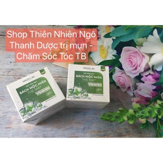 Bột rửa mặt Bách Mộc Miên THE MÁT 100% Organic mát lạnh sạch sâu, kiềm dầu láng mịn