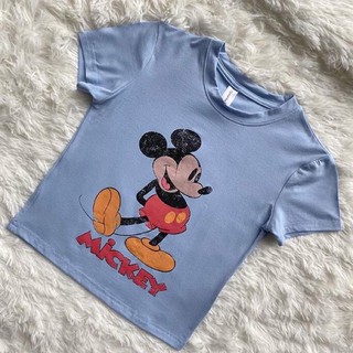Áo crop top mickey siêu hót