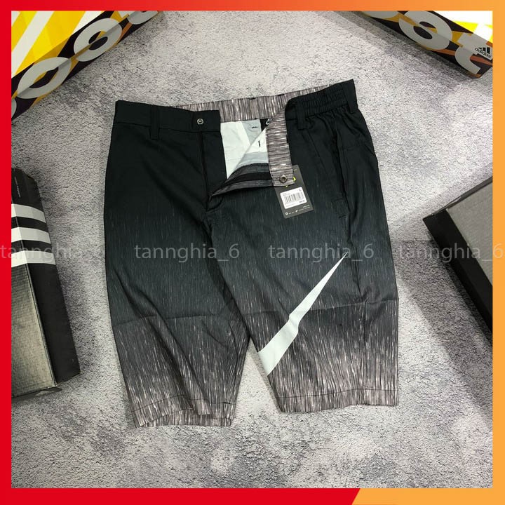 Quần short thể thao nam cạp cúc vải gió 3 túi khóa vnxk xịn SNI07