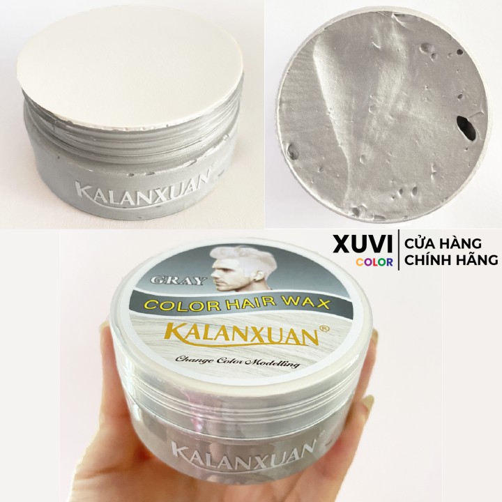 Thuốc Nhuộm Tóc Tạm Thời Xám Khói l Bạc KALANXUAN Tặng Bao Tay - XUVI SHOP