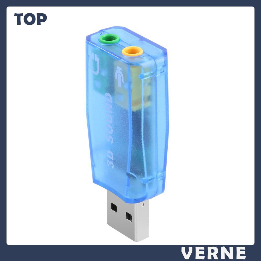 Card Âm Thanh Usb 3d Cho Máy Tính