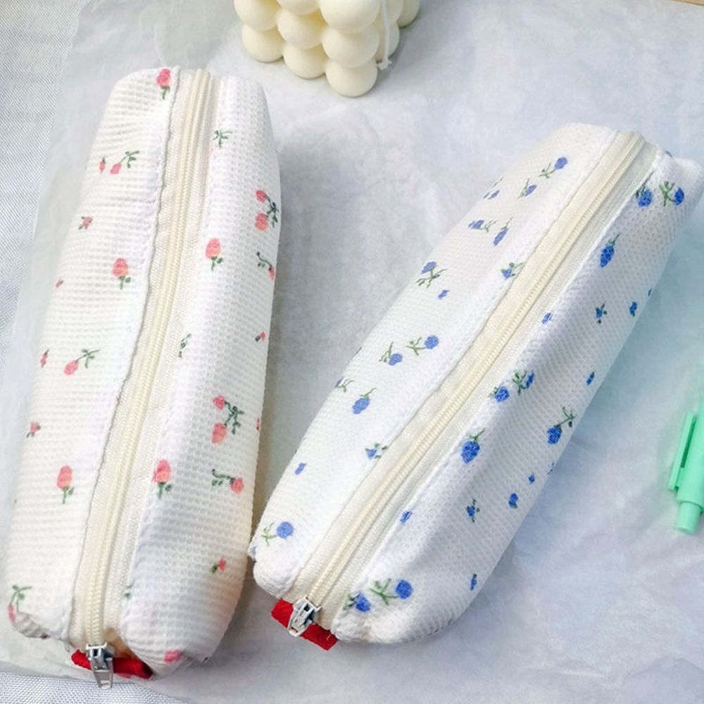 Túi Đựng Bút / Đồ Trang Điểm In Hoa Nhỏ Dễ Thương Nhiều Màu Tùy Chọn Cho Nữ
