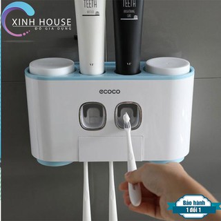 Bộ Nhả Kem Đánh Răng Cao Cấp ECOCO 4 cốc